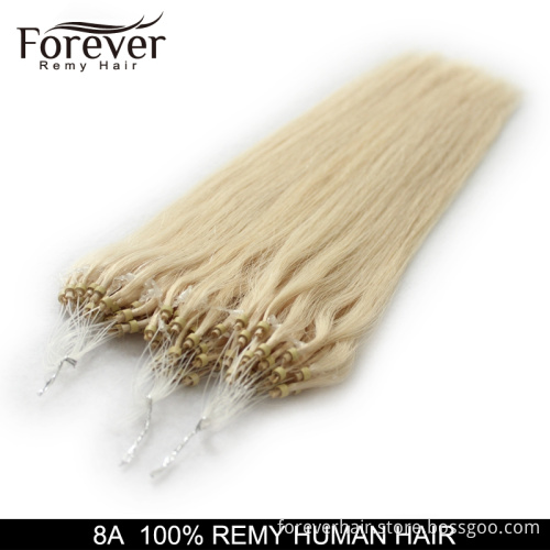 high quality factory prices indian human micro ring hair extensions